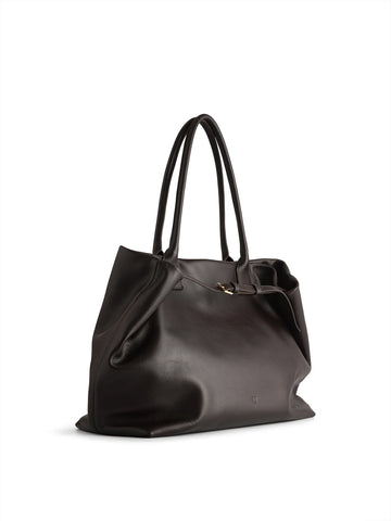 NUKOT TOTE NAPPA CHOCO
