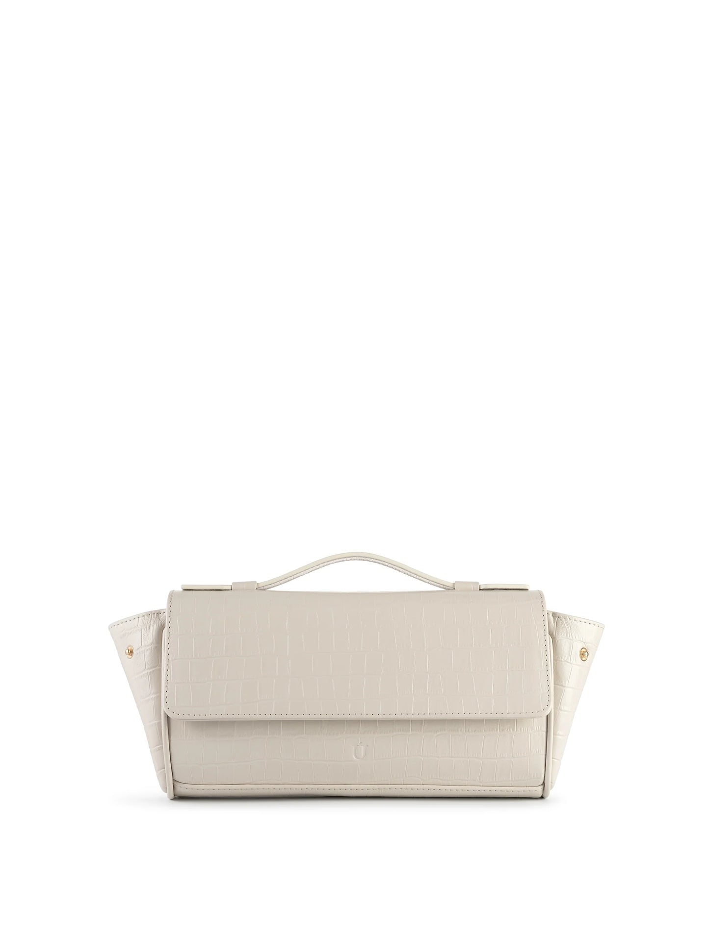 NUKOT BAGUETTE FLIP CROCO CREAM