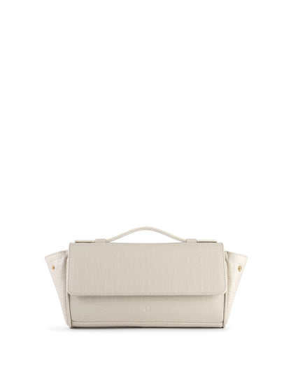 NUKOT BAGUETTE FLIP CROCO CREAM