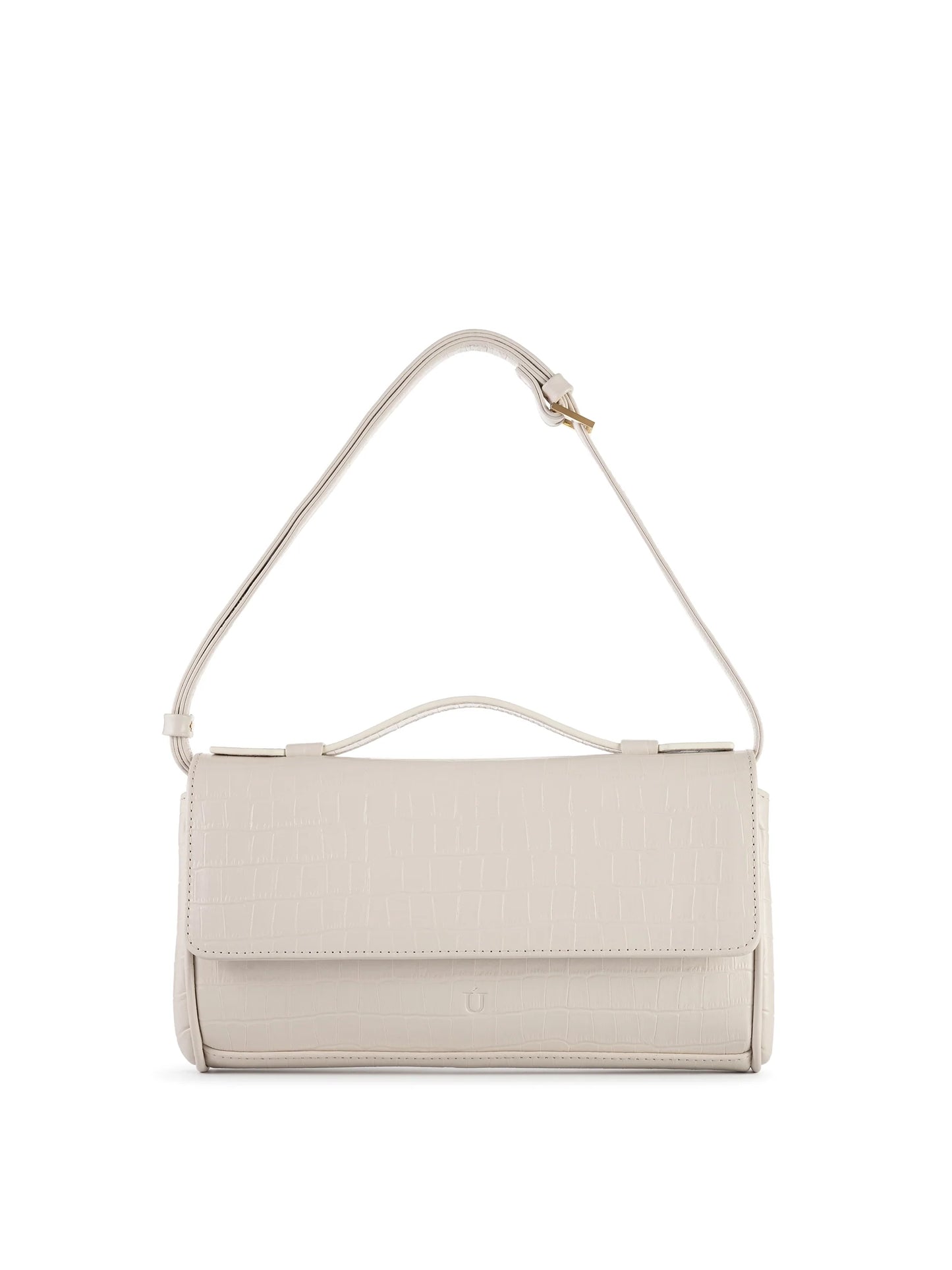 NUKOT BAGUETTE FLIP CROCO CREAM