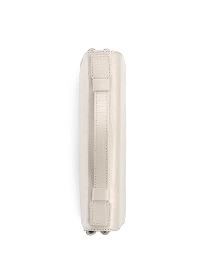 NUKOT BAGUETTE FLIP CROCO CREAM