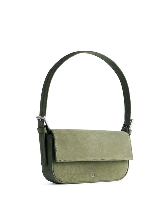 NUKOT BAGUETTE BAG SUEDE KHAKI