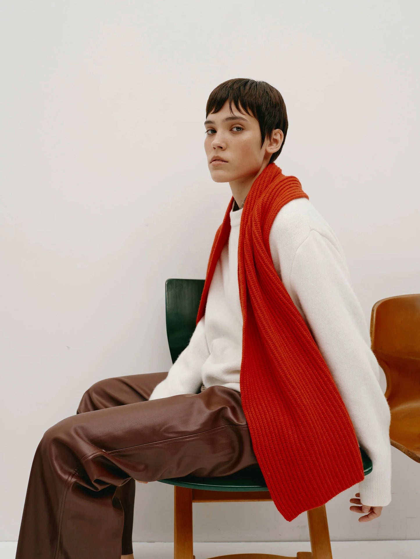 CICI COCO ШАРФ ЧЕРВОНИЙ