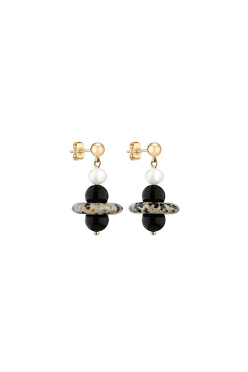 O`KRYK Сережки-пусети Галактика чорні