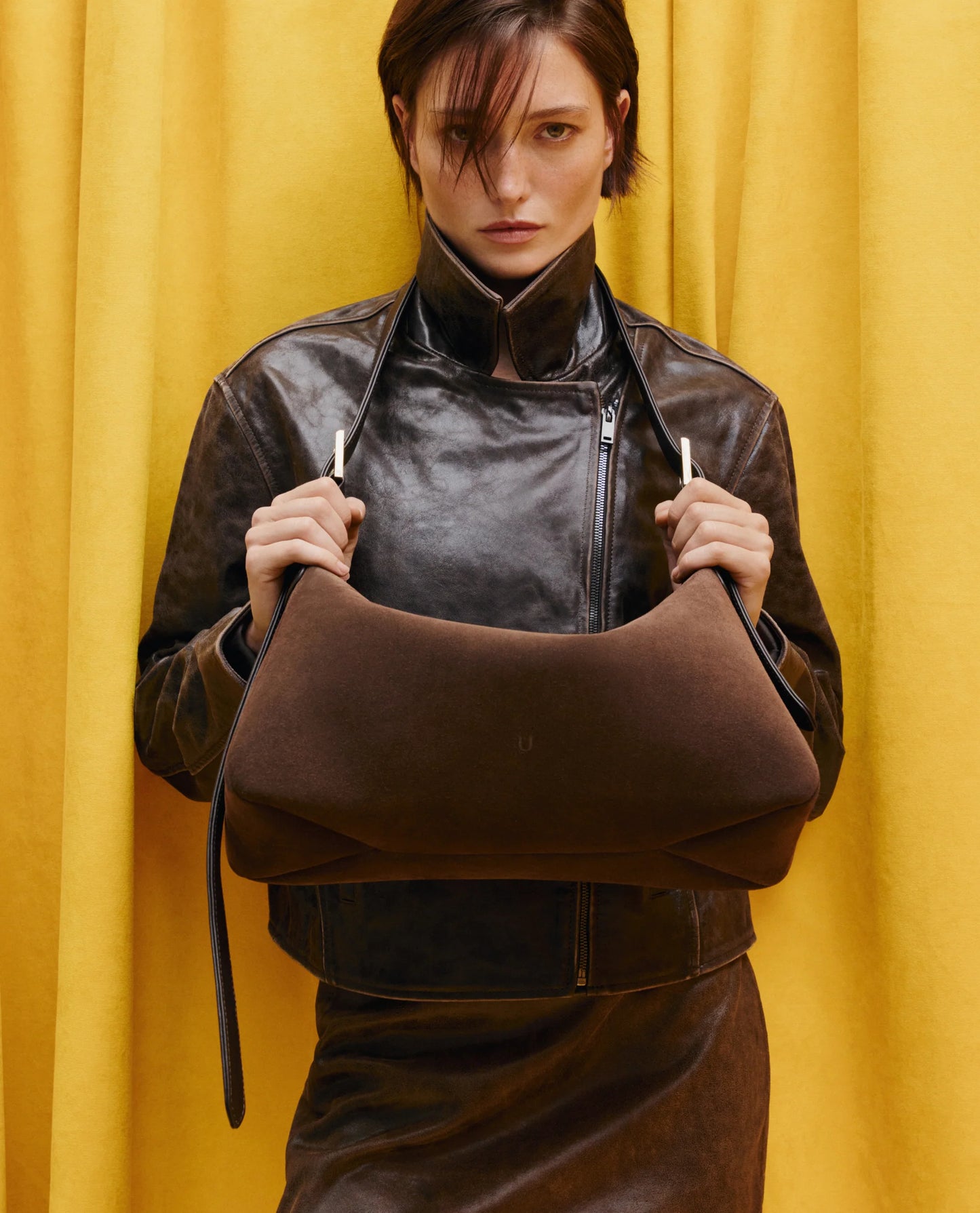 NUKOT ANNY BIG SUEDE CHOCO