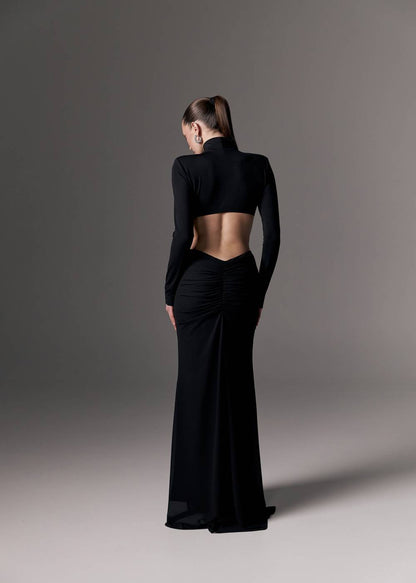 KOLOSOVA Сукня максі з довгим рукавом
