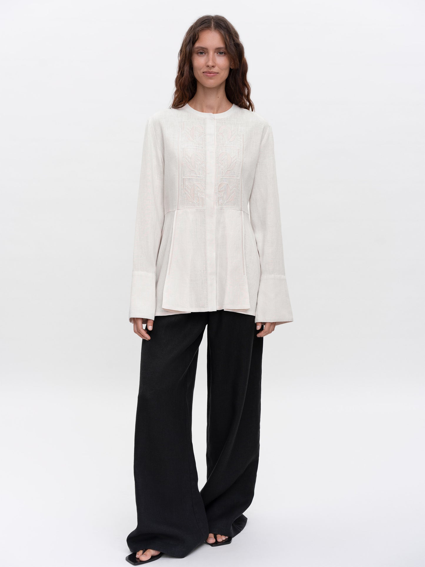 ETNODIM Вишита світла блуза "Нива"