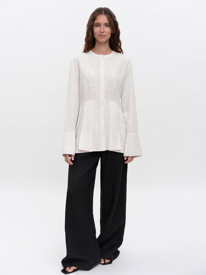 ETNODIM Вишита світла блуза "Нива"
