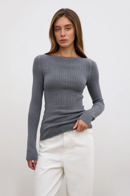 Wool Happen Лонгслів Holly сірий