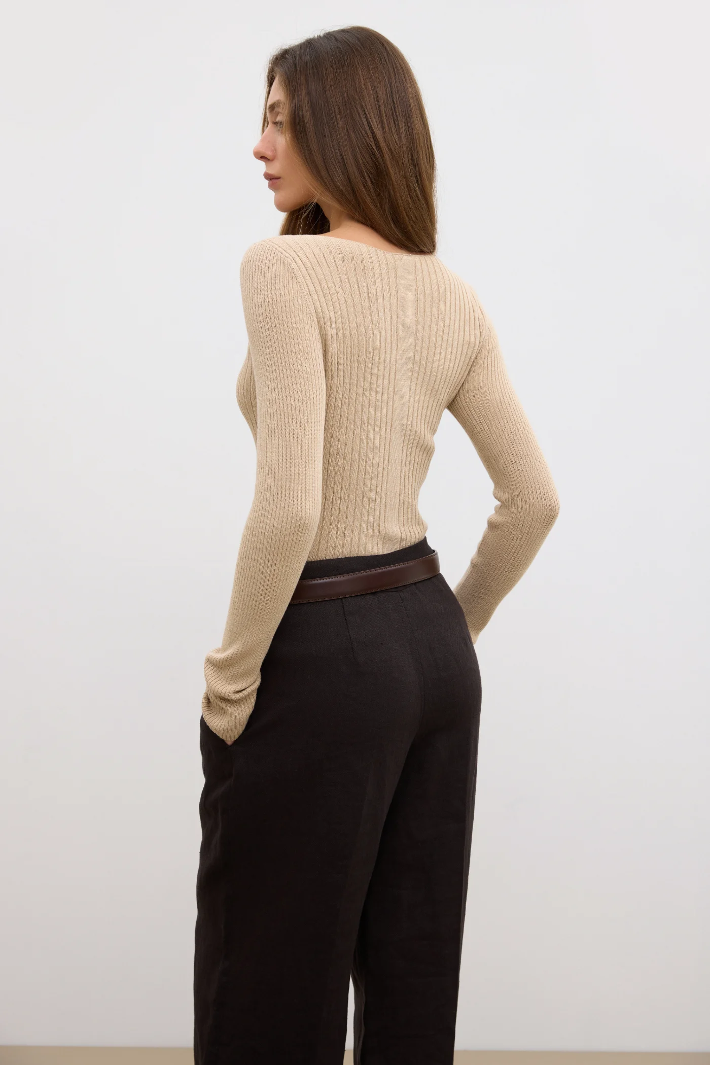 Wool Happen Лонгслів Holly беж
