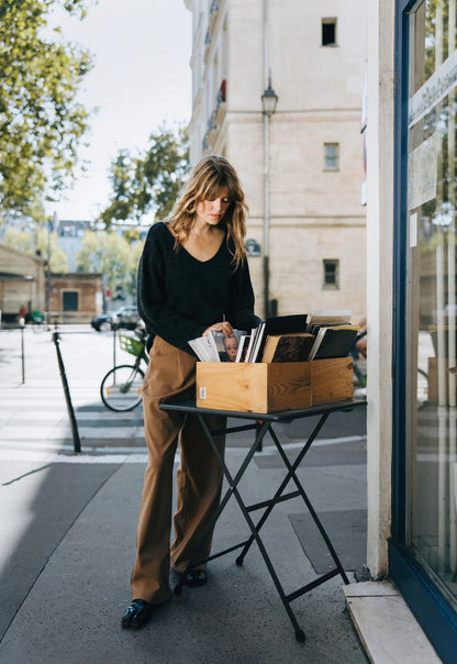 SAGE Джемпер з V-подібним вирізом