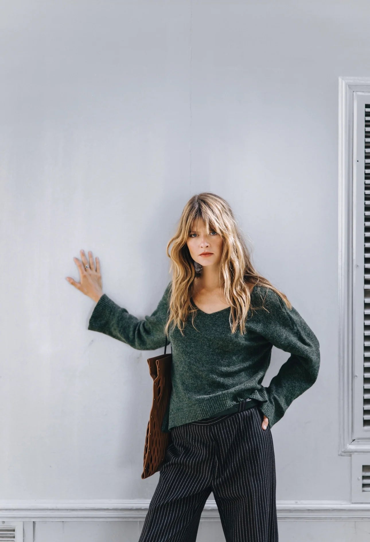 SAGE Джемпер з V-подібним вирізом