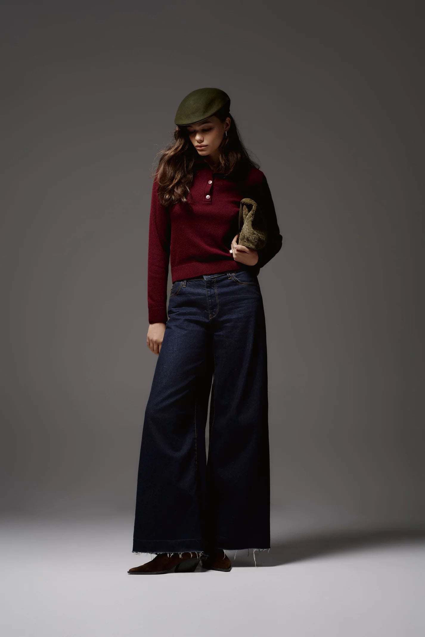 SAGE Поло вовняне на гудзиках