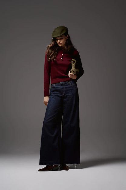 SAGE Поло вовняне на гудзиках