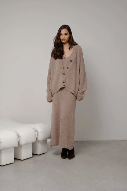 SAGE Кардиган оверсайз з вовни ягня