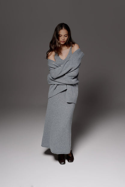 SAGE Кардиган оверсайз з вовни ягня