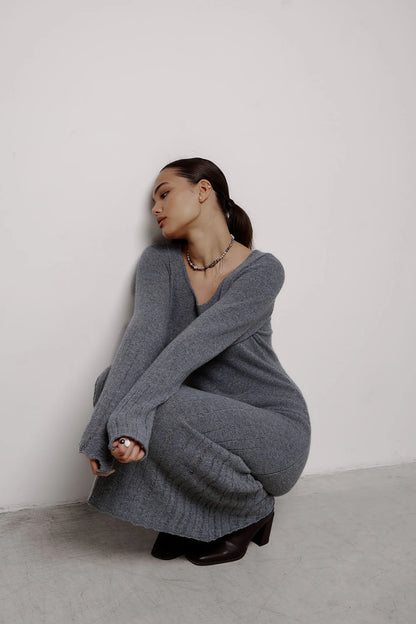 SAGE Сукня "Максі" з вовни ягня