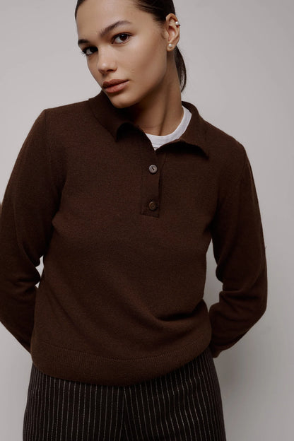 SAGE Поло вовняне на гудзиках