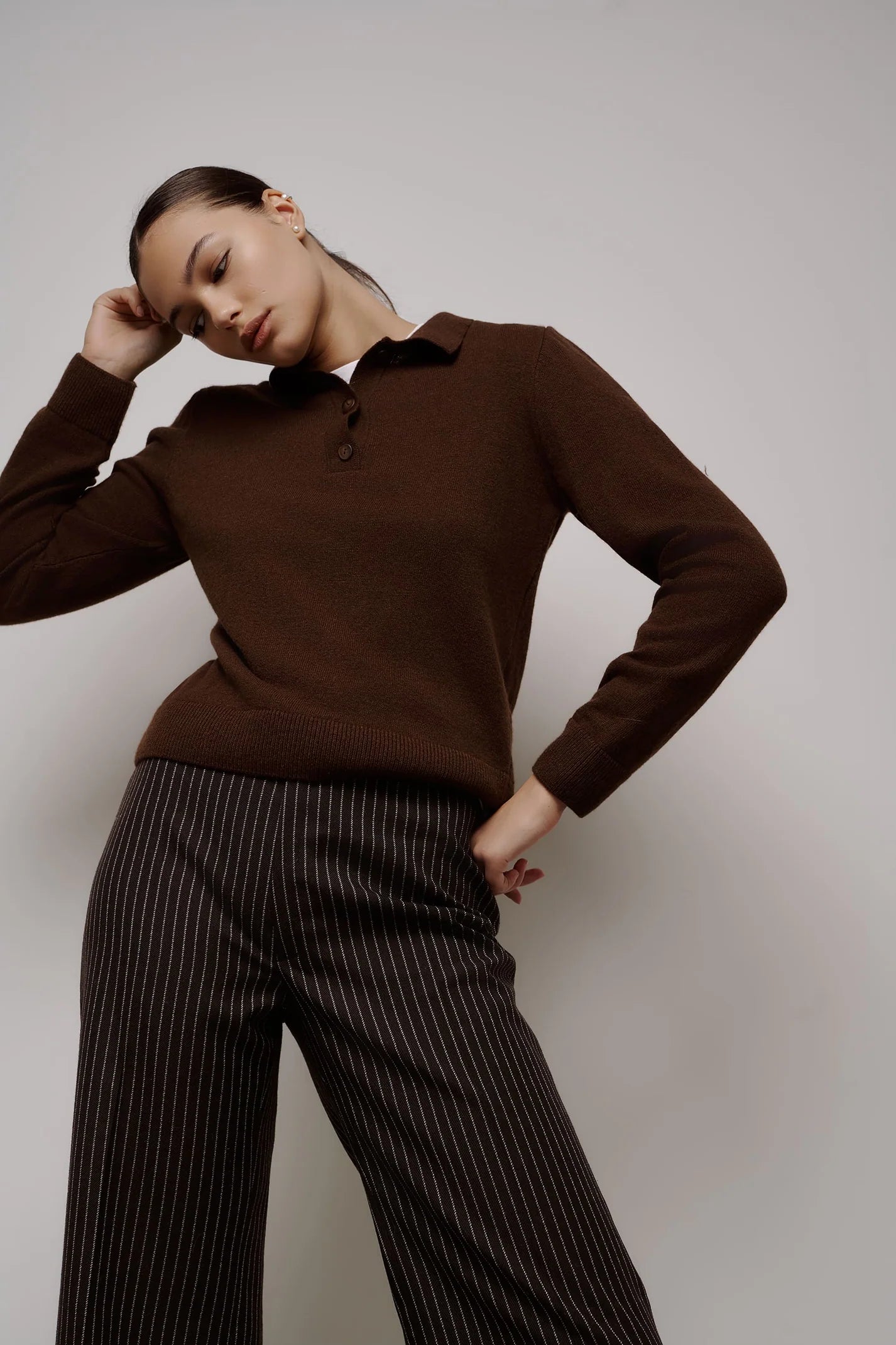 SAGE Поло вовняне на гудзиках