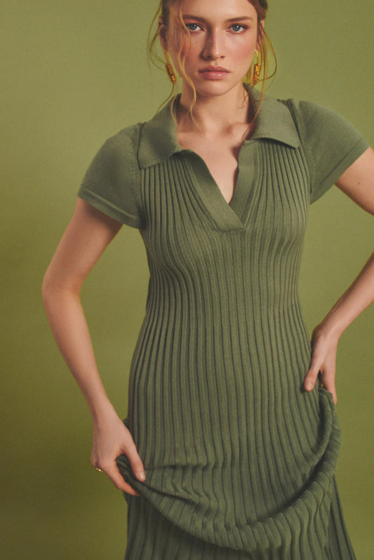 SAGE Cукня в стилі plisse