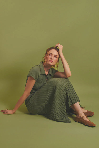 SAGE Cукня в стилі plisse