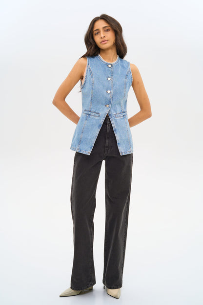 MATCH DENIM Denim Vest