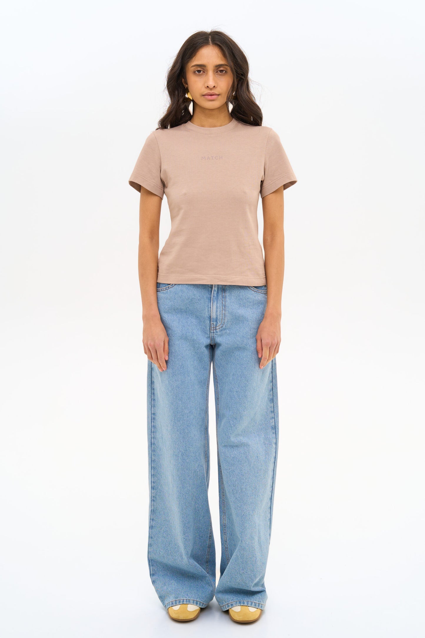 MATCH DENIM Cappuccino Classic T-shirt