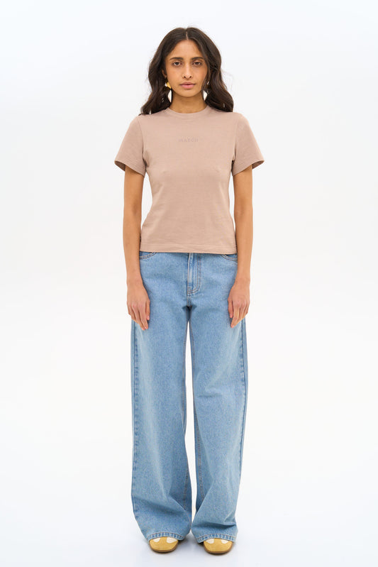 MATCH DENIM Cappuccino Classic T-shirt