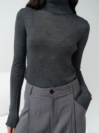 Wool Happen гольф JANE – графітовий