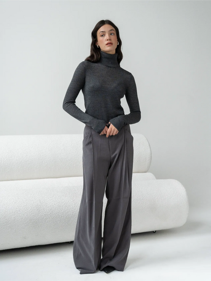 Wool Happen гольф JANE – графітовий