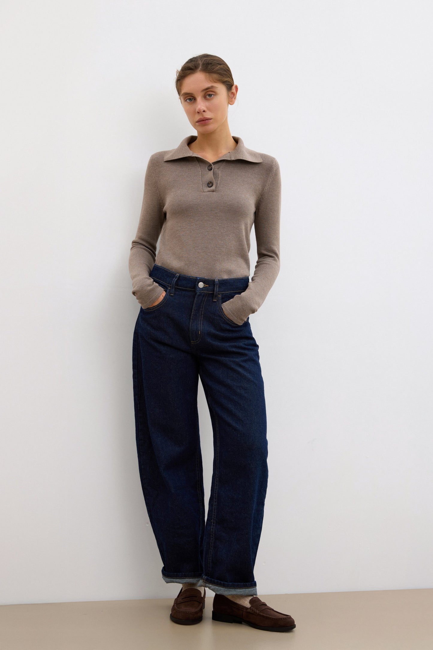 Wool Happen Лонгслів Jill мокко