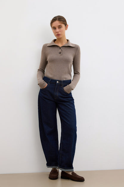 Wool Happen Лонгслів Jill мокко