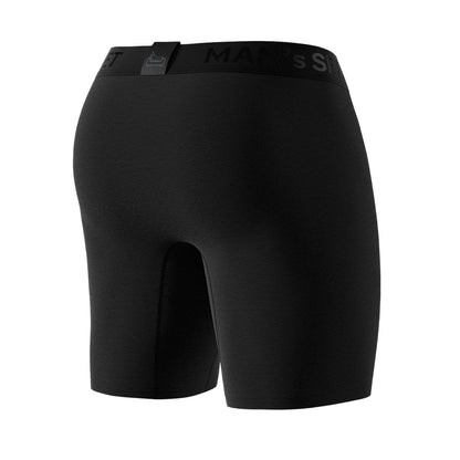 MAN's SET Чоловічі анатомічні боксери з бавовни, Anatomic Long 2.0, Black Series, чорний
