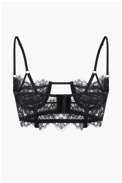 Peach Peach Bustier Obsession Black