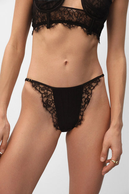 Peach Peach Tanga Obsession Black