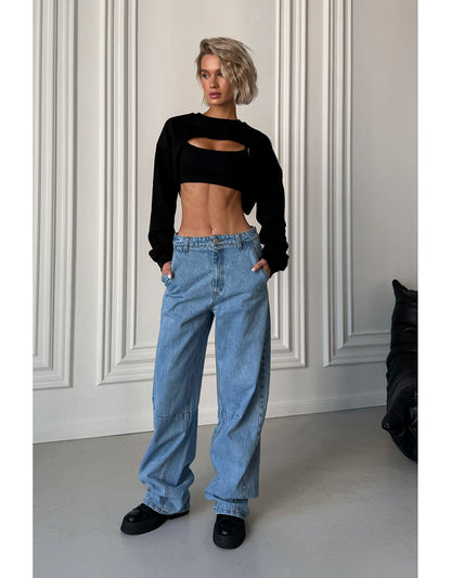 AISENBERG ДЖИНСИ ALEXA З ЗАНИЖЕНОЮ ПОСАДКОЮ