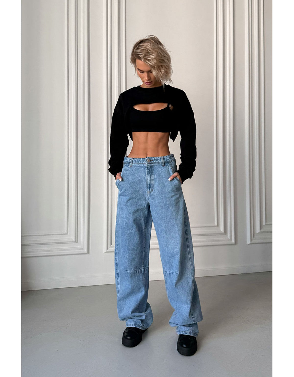 AISENBERG ДЖИНСИ ALEXA З ЗАНИЖЕНОЮ ПОСАДКОЮ