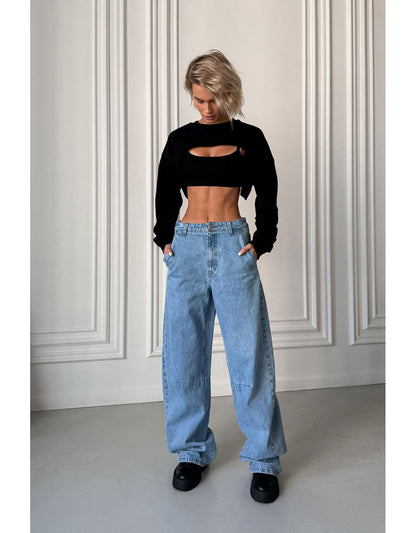 AISENBERG ДЖИНСИ ALEXA З ЗАНИЖЕНОЮ ПОСАДКОЮ