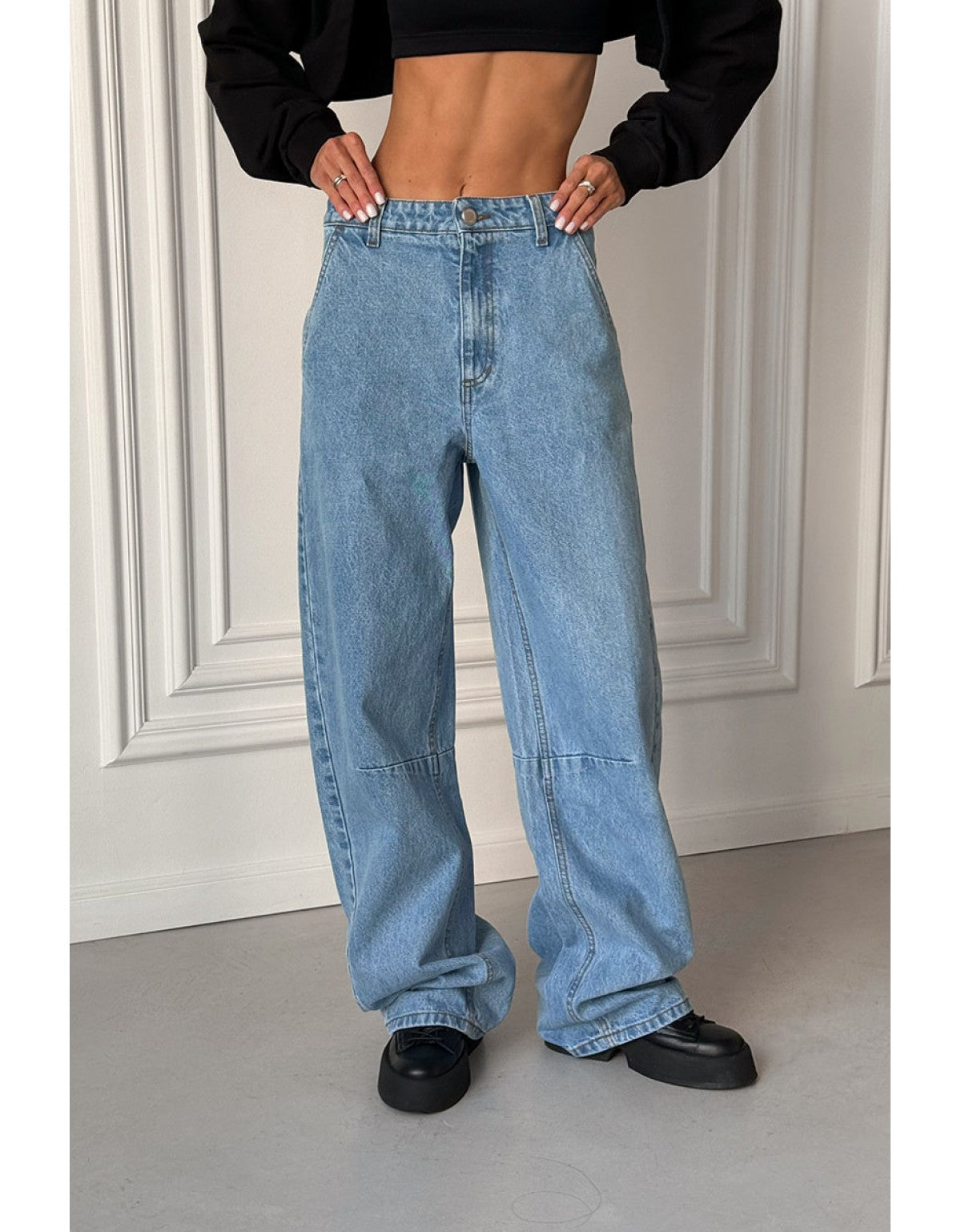 AISENBERG ДЖИНСИ ALEXA З ЗАНИЖЕНОЮ ПОСАДКОЮ