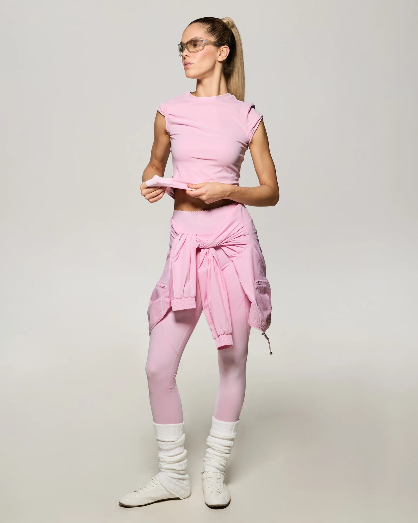 HEY BECCA Футболка slim базова рожевий