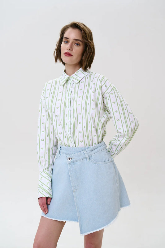 Cultoni Спідниця Denim Dusty Blue