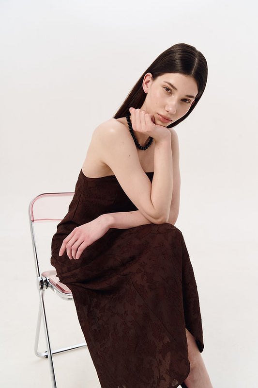 CULTONI Сукня Chocolate Petal