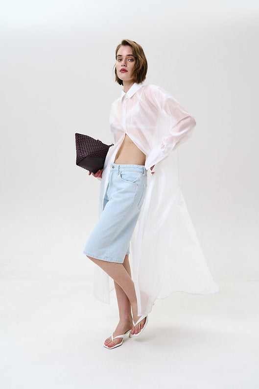 Cultoni Шорти Denim Dusty Blue
