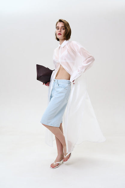 Cultoni Шорти Denim Dusty Blue