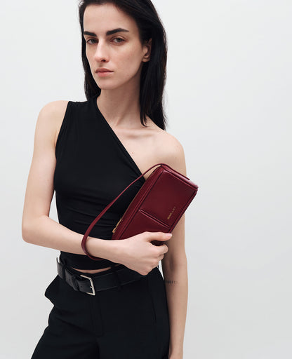 BAGLLET Сумка BG213 Бордовий трентіно