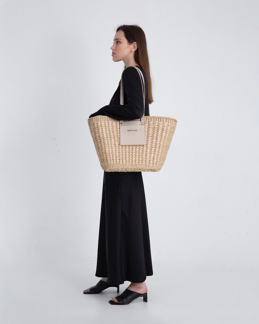 KNITLAB СУМКА З НАТУРАЛЬНОГО ОЧЕРЕТУ