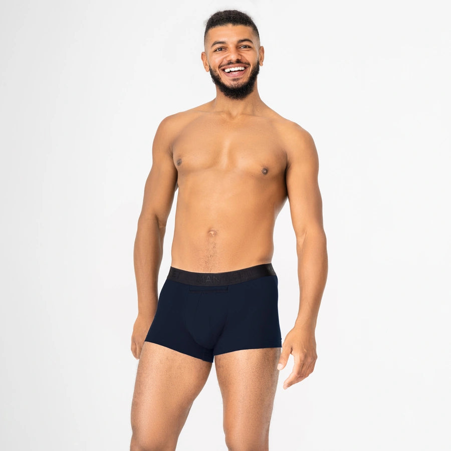 MAN's SET Чоловічі анатомічні боксери Anatomic Classic 1.2 Black Series, темно-синій
