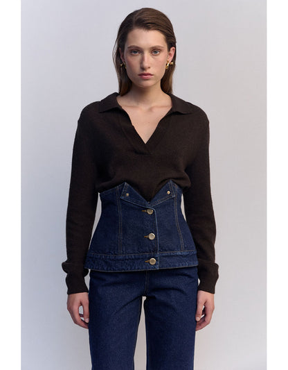 AISENBERG КОРСЕТ S’25/26 ТЕМНО-СИНІЙ