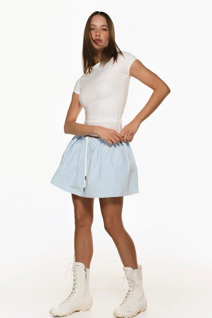 HEY BECCA Футболка slim базова молочна