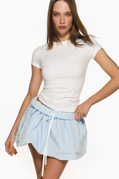 HEY BECCA Футболка slim базова молочна